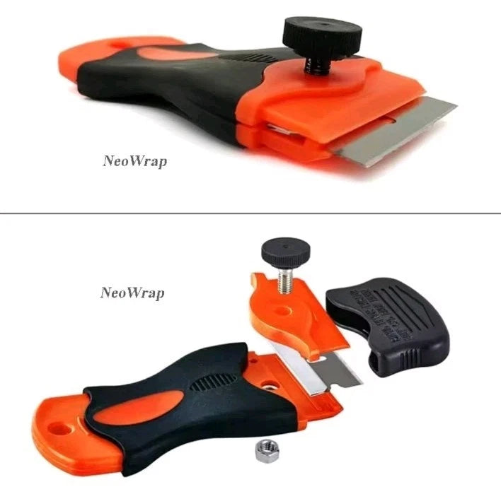 Oven Cleaning Scraper Stoves Induction Hob Multi-Kitchen 1 Plastic 1 Metal